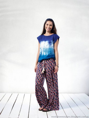 Pantalón holgado estampado geométrico 26,69€